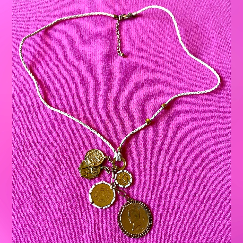 Gold Coin Pendant Necklace